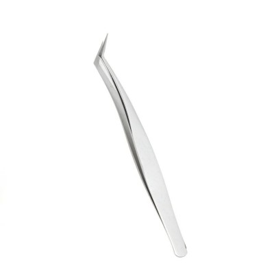 Pinza curva para extension de pestañas