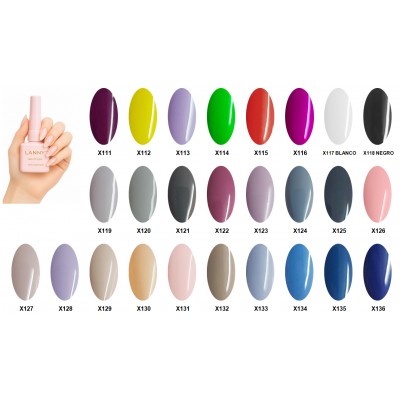 Esmalte Permanente de uñas en Gel LANNY 12ML