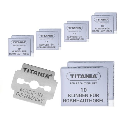 100 Cuchillas para corta callos TITANIA