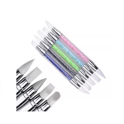 5 Pinceles de Silicona para decoraciones de uñas