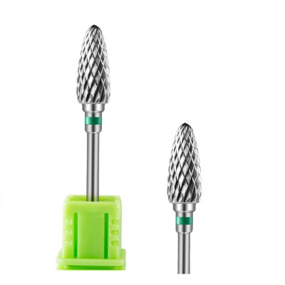 C 3/32 Flame ST VERDE Fresa de carburo para torno manicura